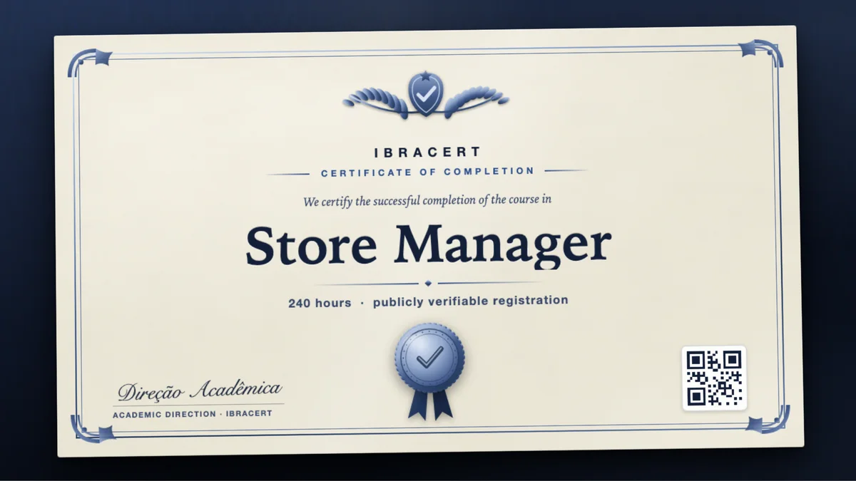 Cover of the Store Manager course