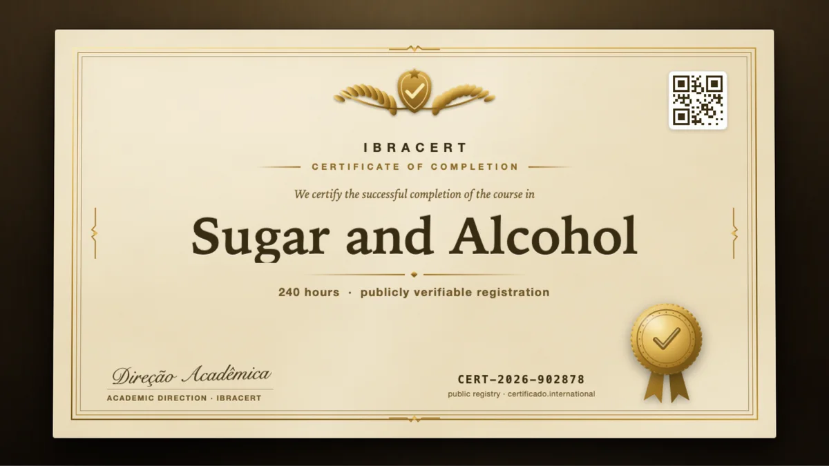 Cover of the Sugar and Alcohol course