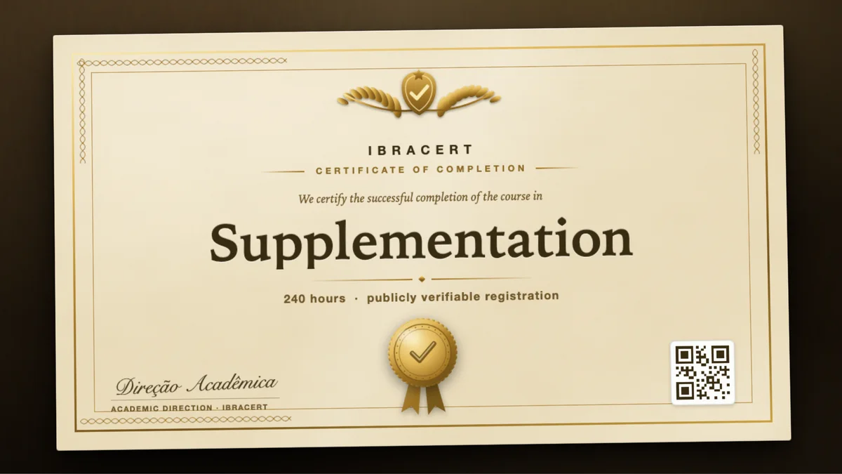Cover of the Supplementation course