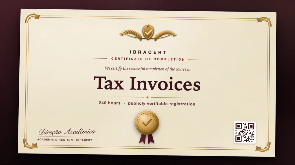 Cover of the Tax Invoices course