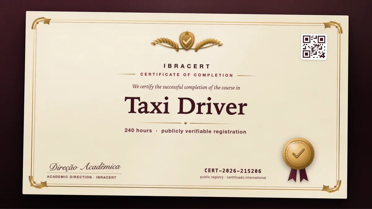 Cover of the Taxi Driver course