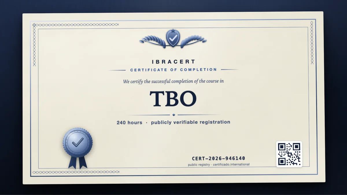 Cover of the TBO course