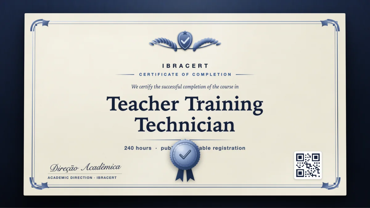Cover of the Teacher Training Technician course