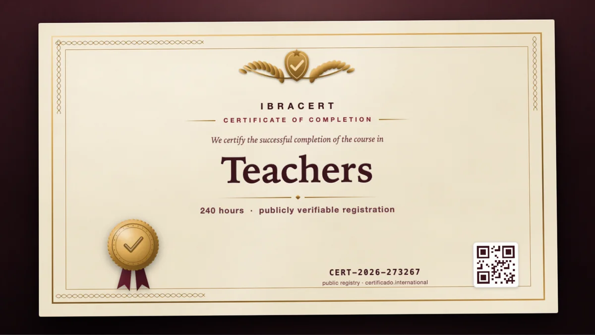 Cover of the Teachers course