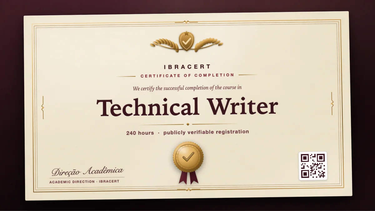 Cover of the Technical Writer course