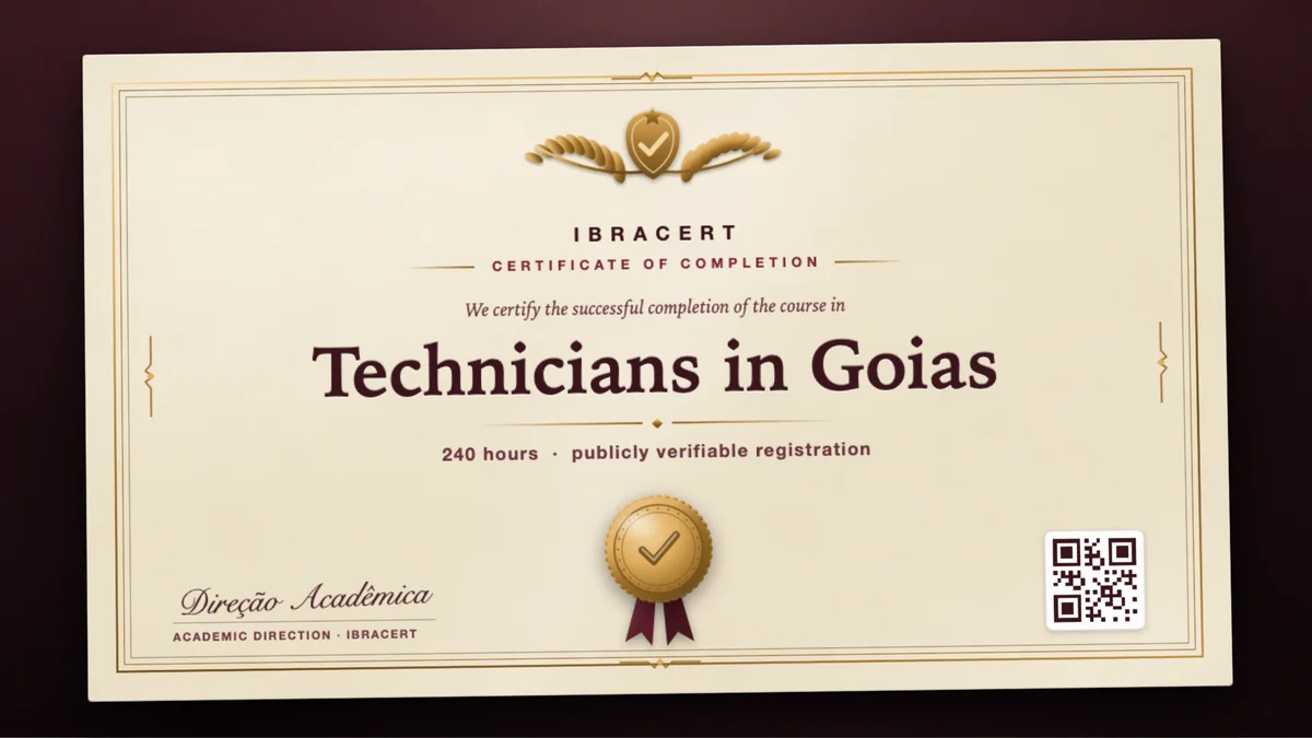Cover of the Technicians in Goias course