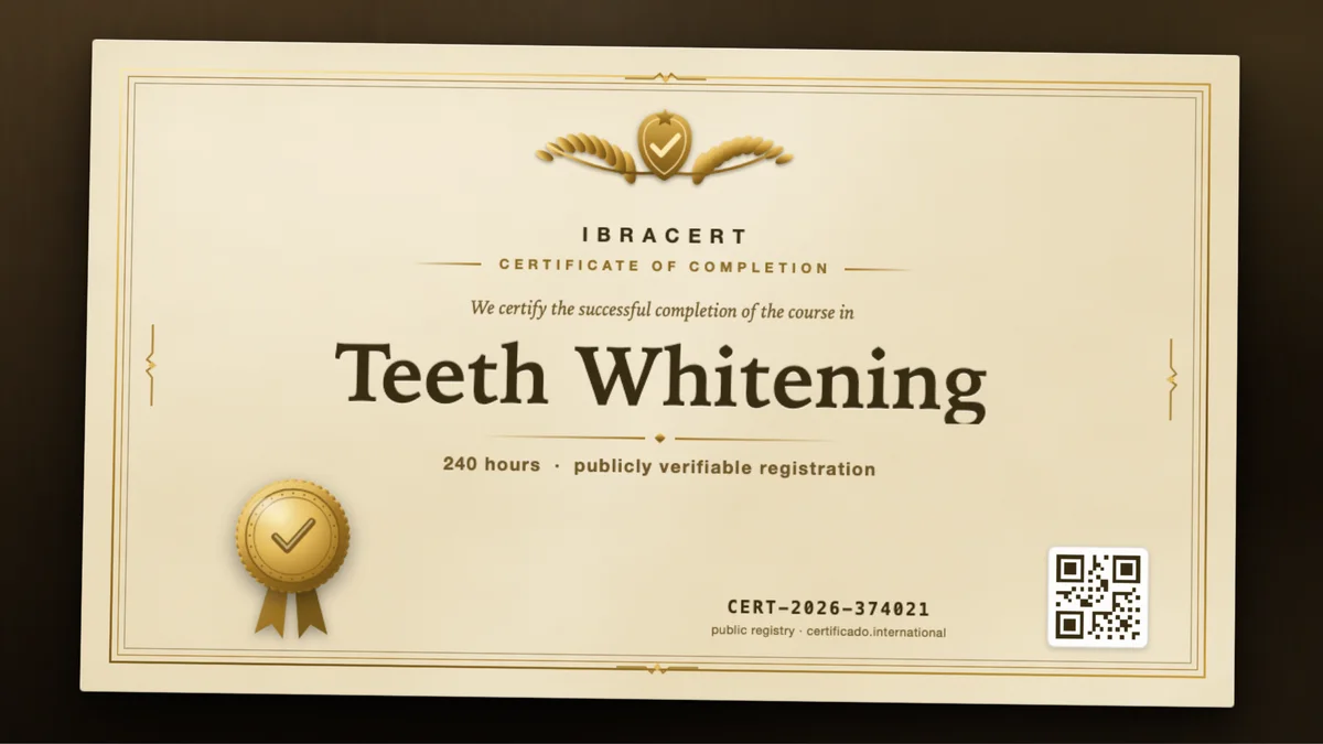Cover of the Teeth Whitening course