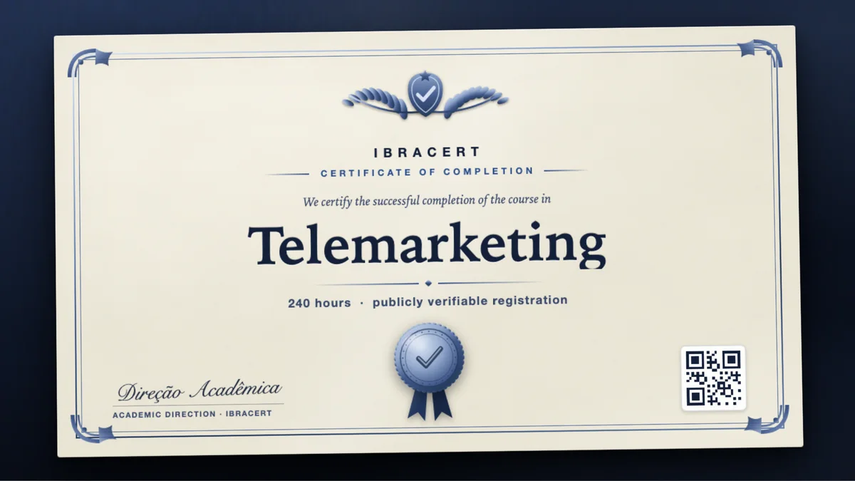 Cover of the Telemarketing course