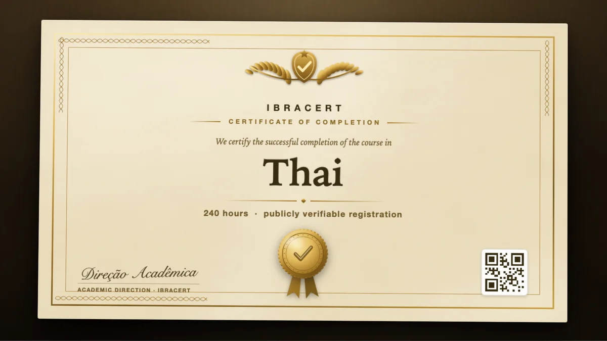 Cover of the Thai course