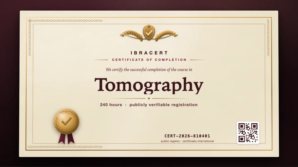 Cover of the Tomography course