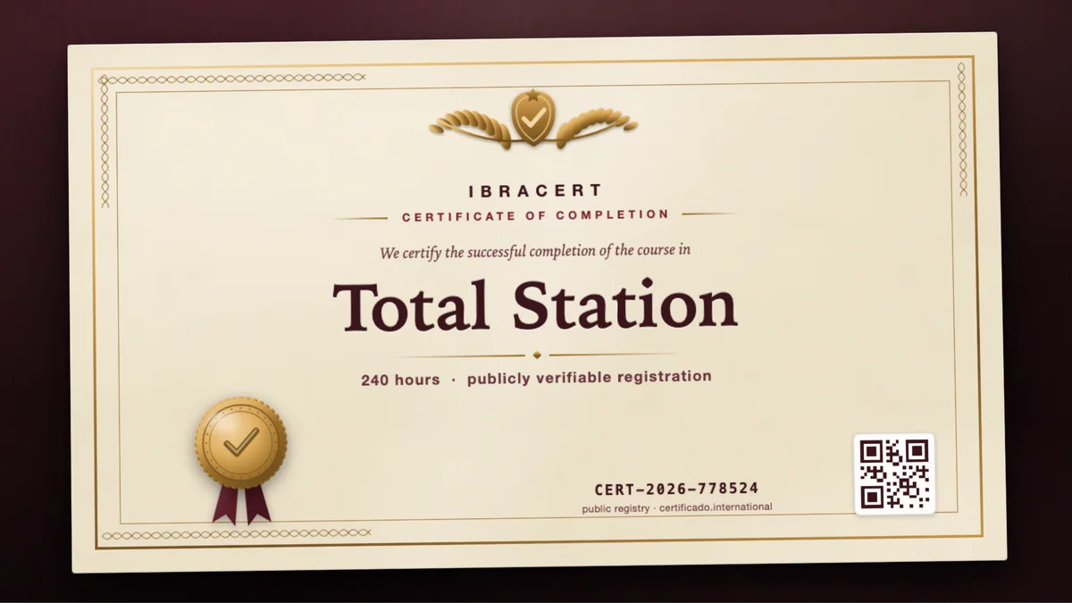 Cover of the Total Station course