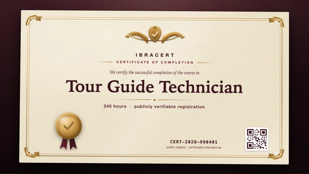 Cover of the Tour Guide Technician course