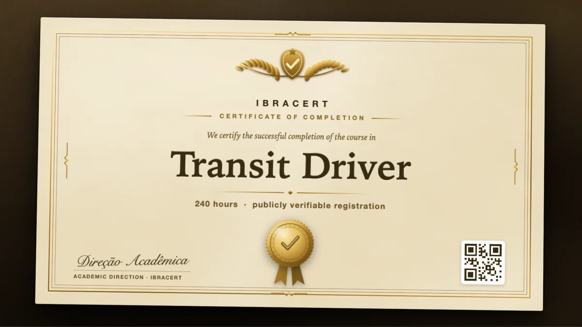 Cover of the Transit Driver course