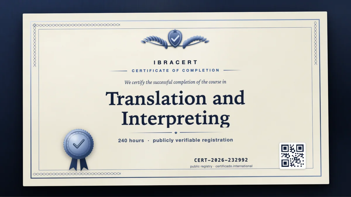 Cover of the Translation and Interpreting course