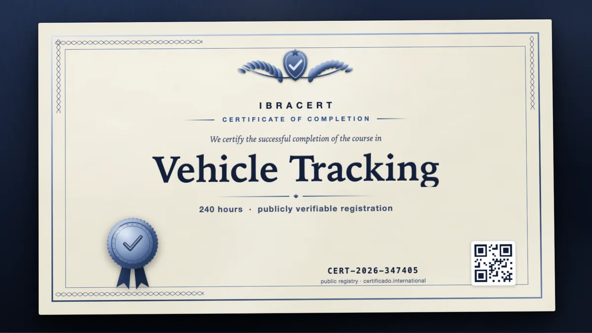 Cover of the Vehicle Tracking course
