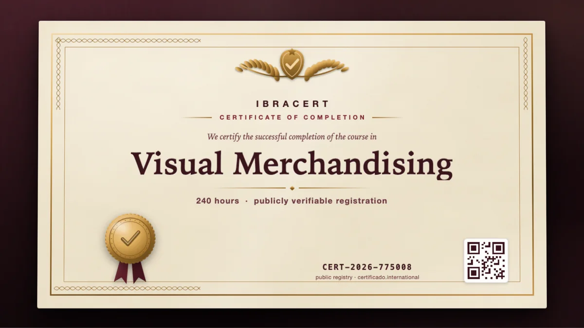 Cover of the Visual Merchandising course