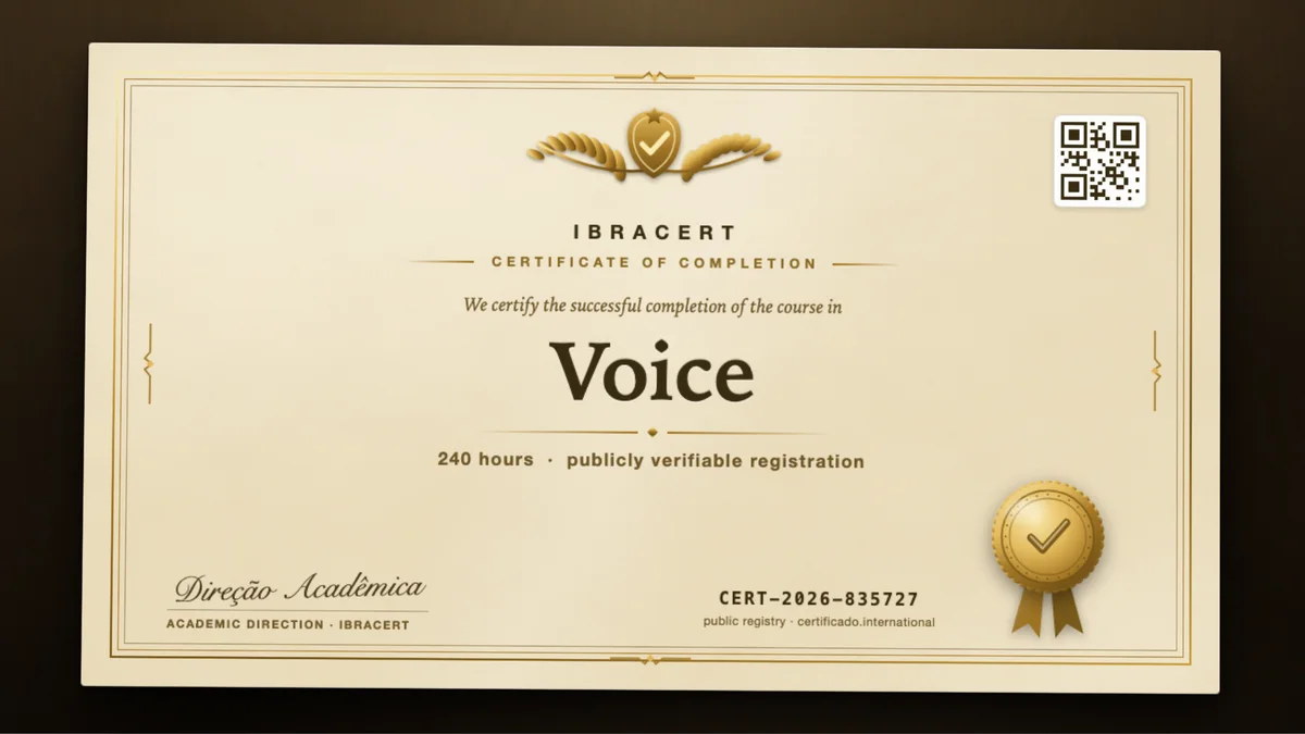 Cover of the Voice course