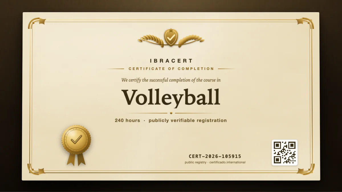 Cover of the Volleyball course