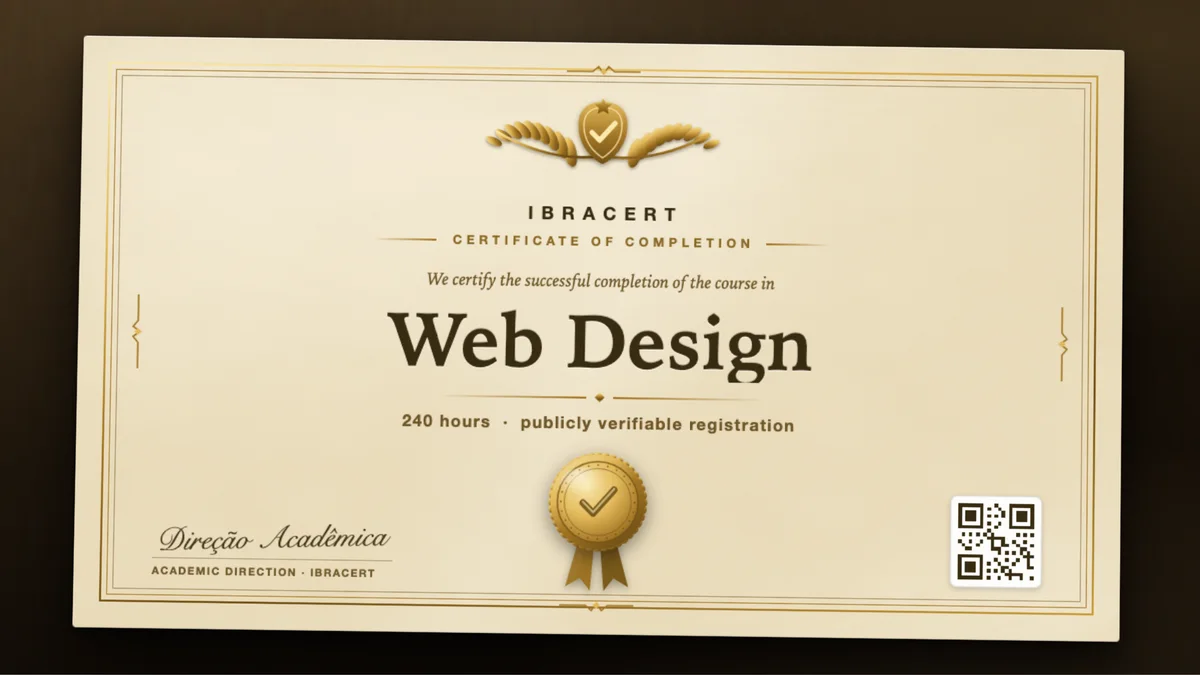 Cover of the Web Design course