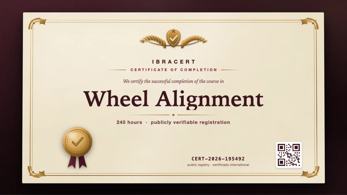 Cover of the Wheel Alignment course