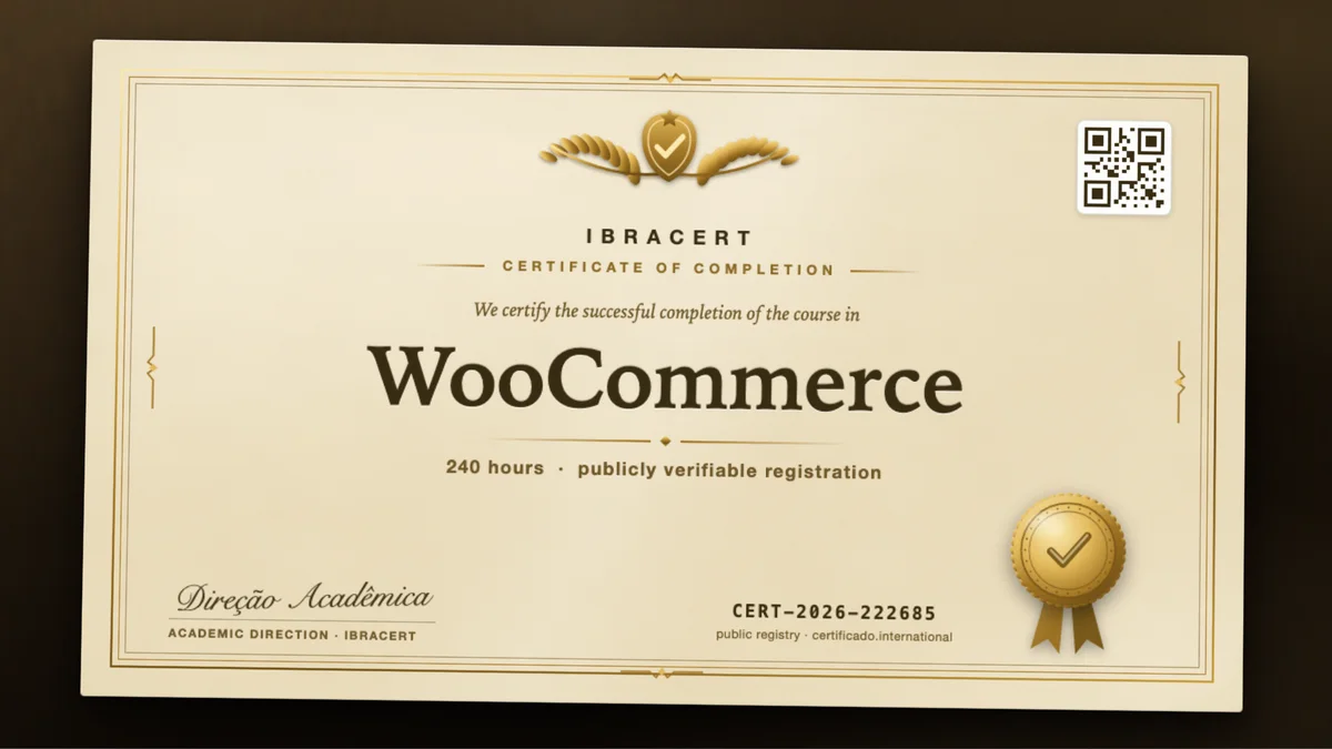 Cover of the WooCommerce course