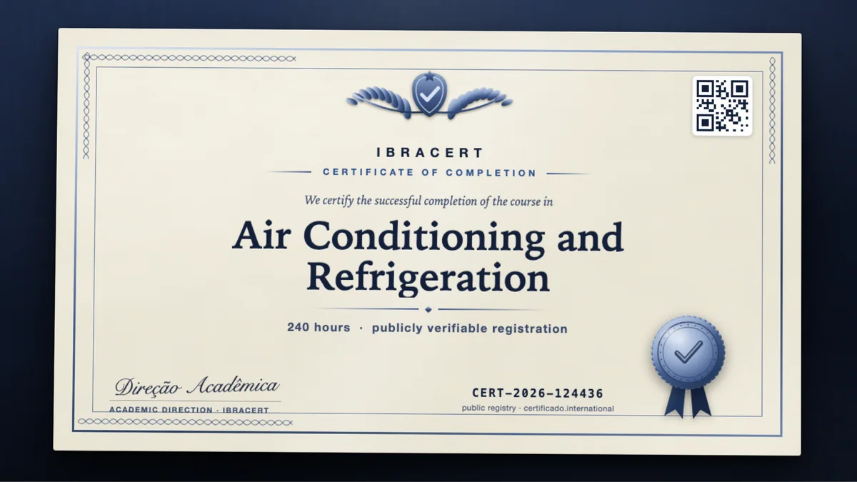 Cover of the Air Conditioning and Refrigeration course