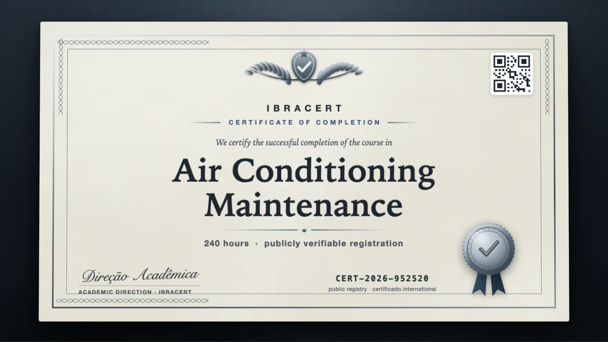 Cover of the Air Conditioning Maintenance course