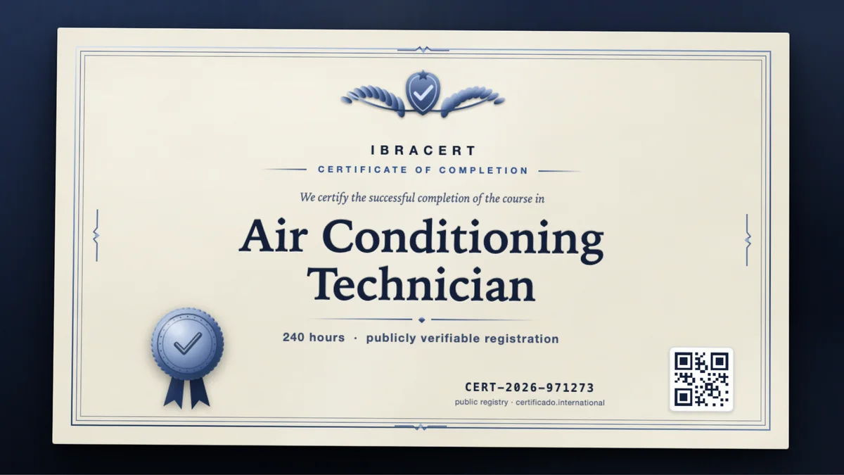 Cover of the Air Conditioning Technician course
