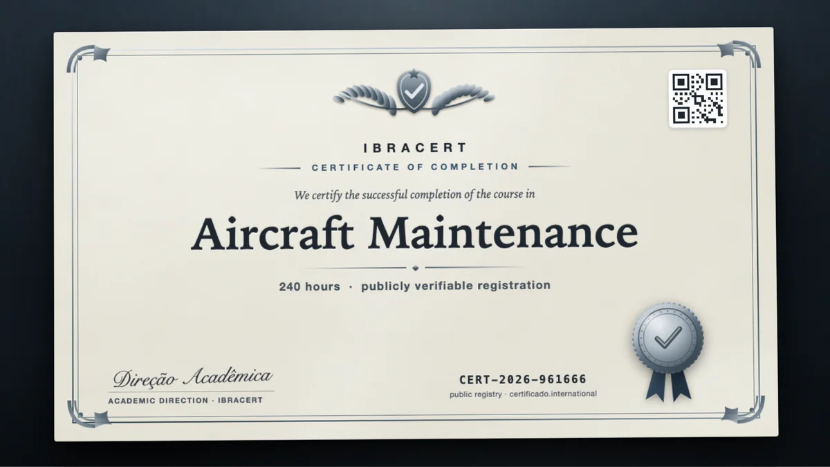 Cover of the Aircraft Maintenance course
