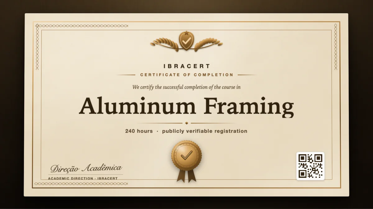 Cover of the Aluminum Framing course