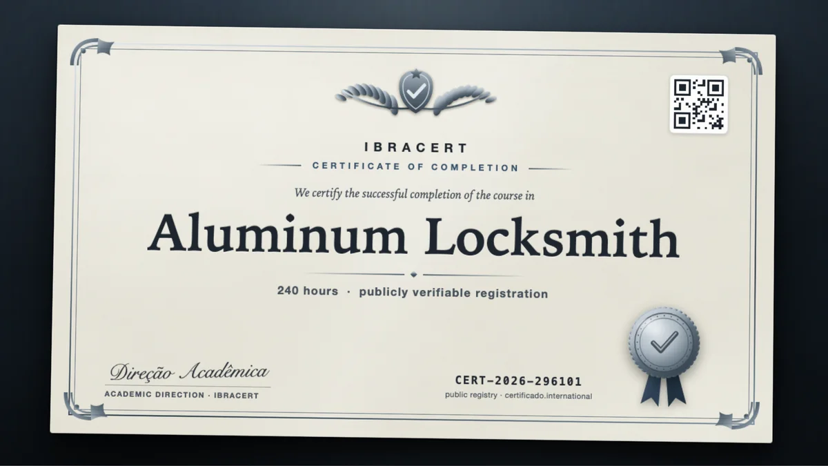 Cover of the Aluminum Locksmith course