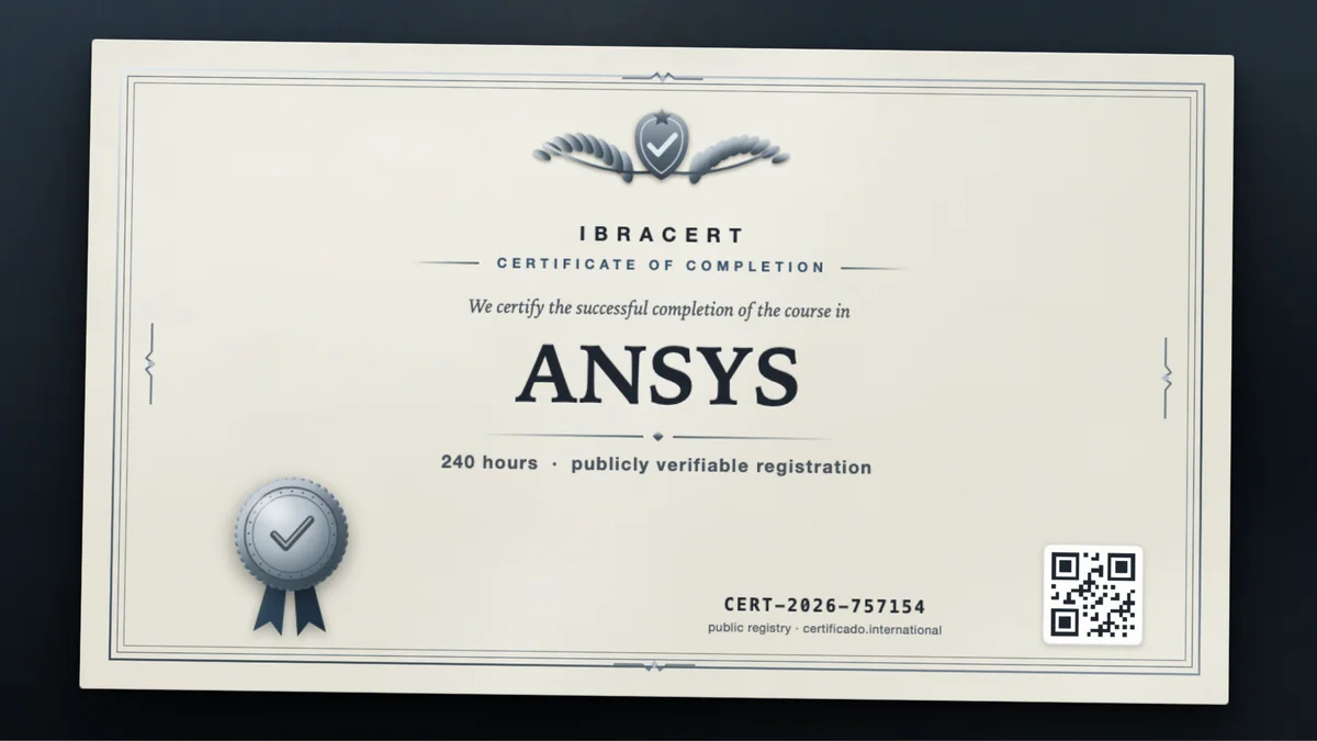 Cover of the ANSYS course