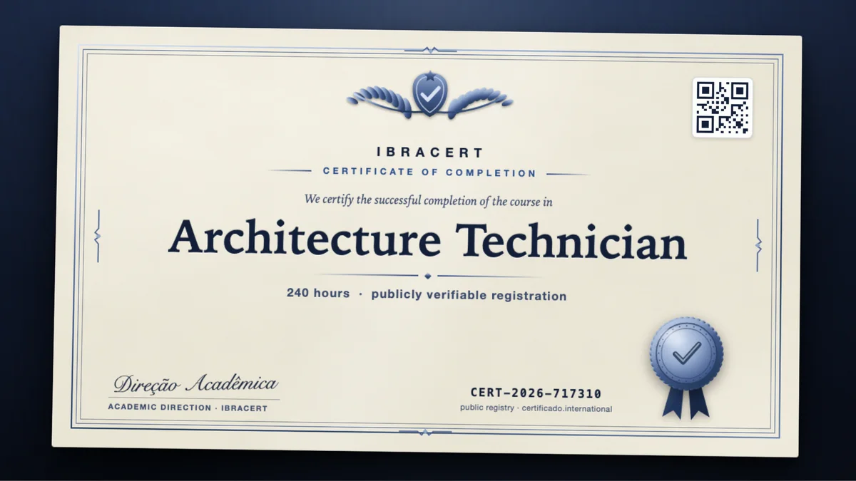 Cover of the Architecture Technician course