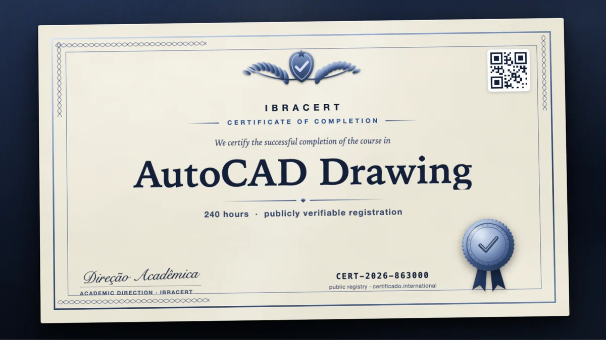 Cover of the AutoCAD Drawing course