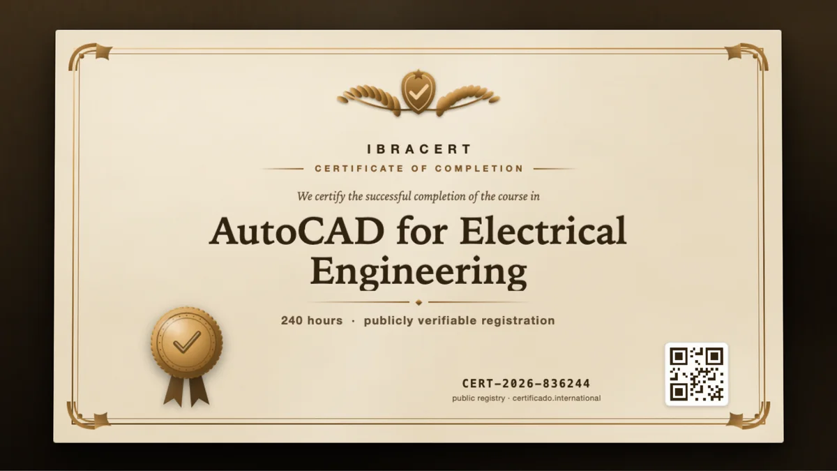 Cover of the AutoCAD for Electrical Engineering course