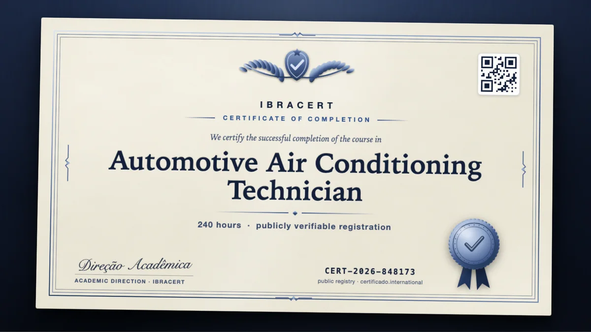 Cover of the Automotive Air Conditioning Technician course