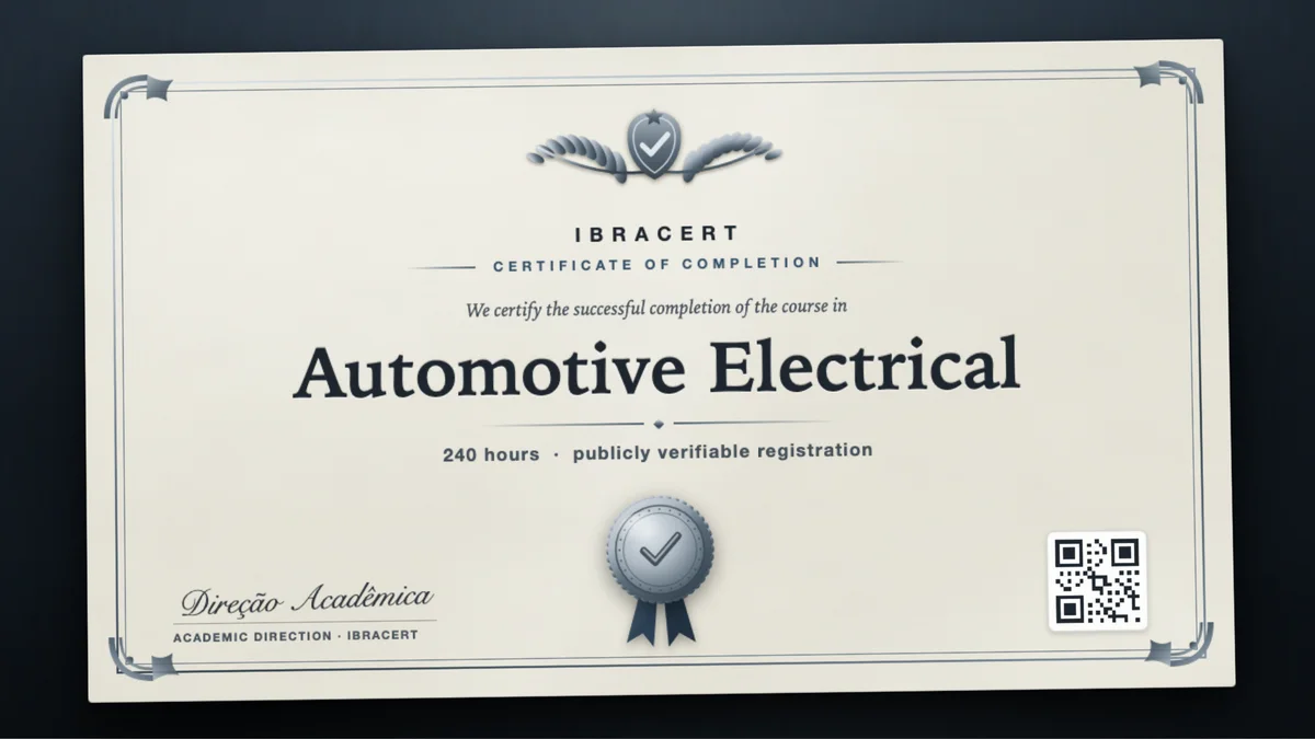 Cover of the Automotive Electrical course