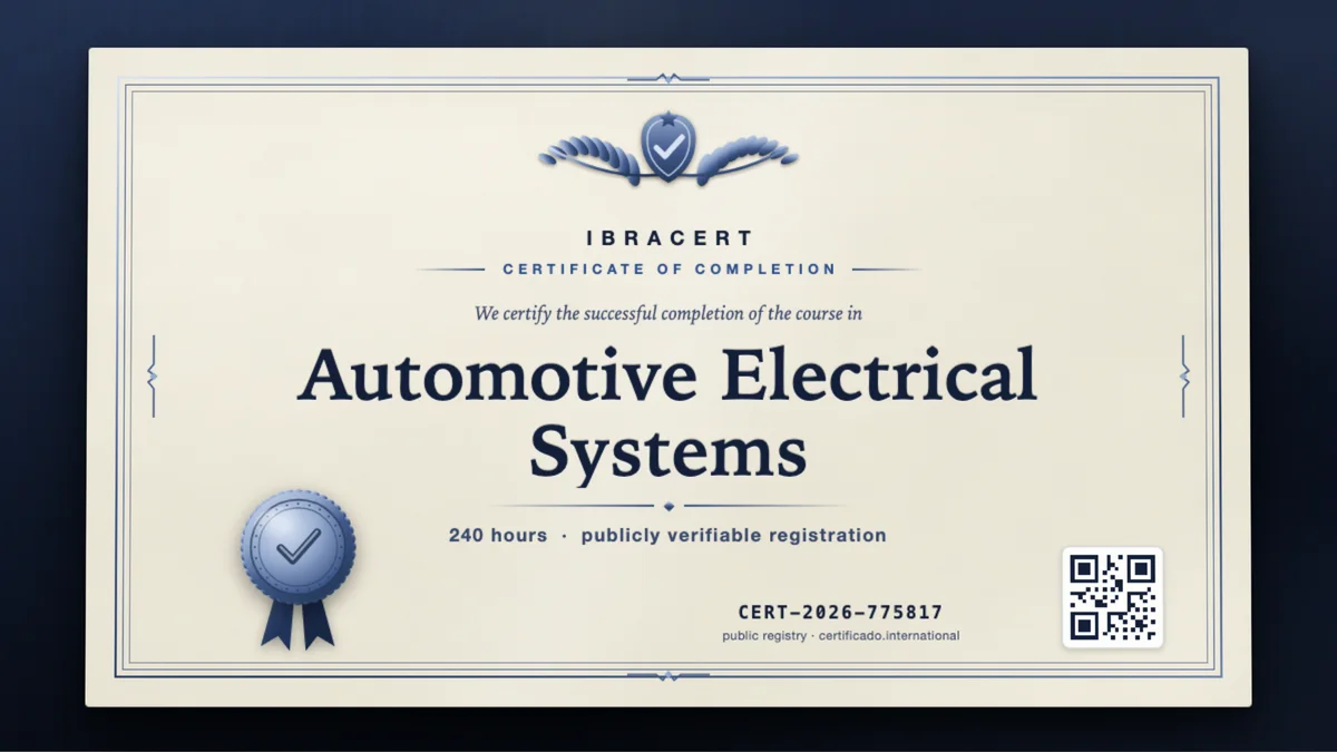 Cover of the Automotive Electrical Systems course