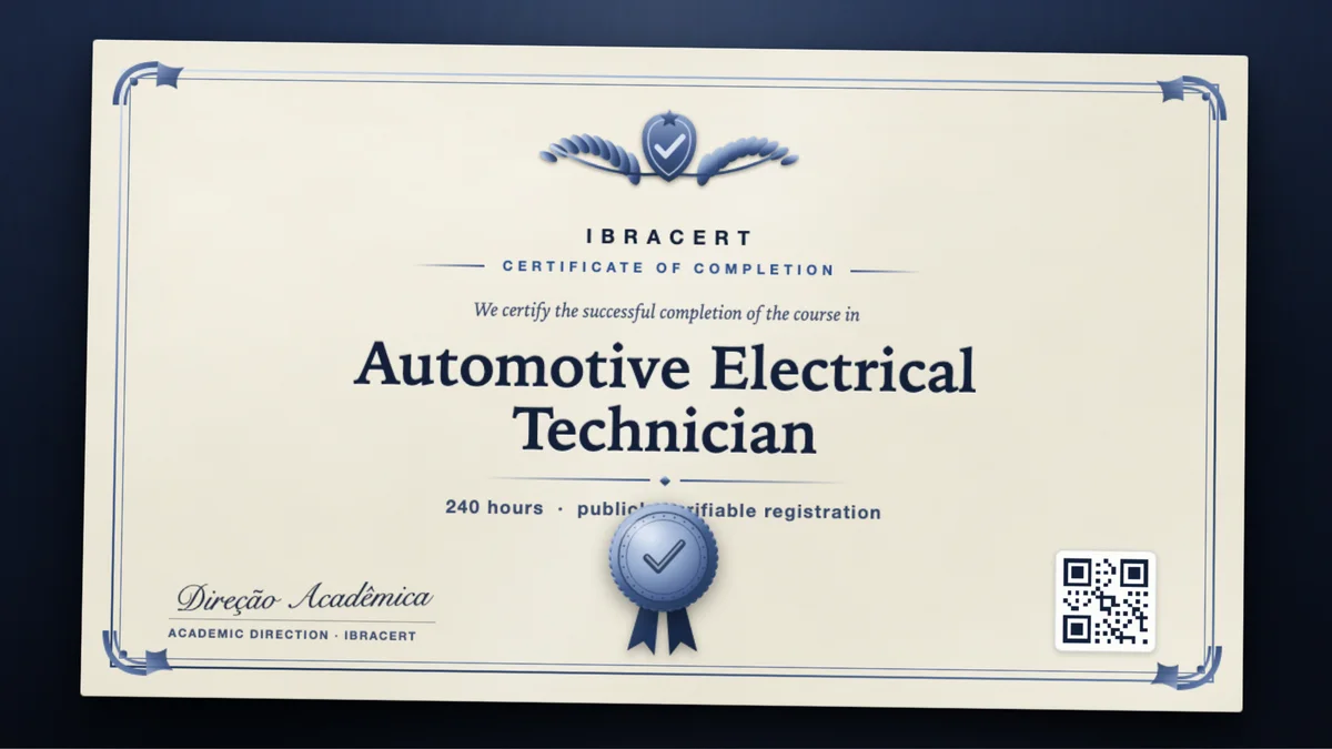 Cover of the Automotive Electrical Technician course