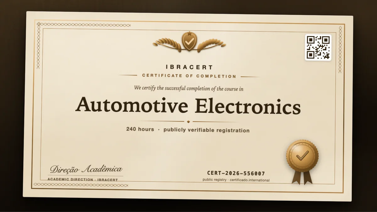 Cover of the Automotive Electronics course