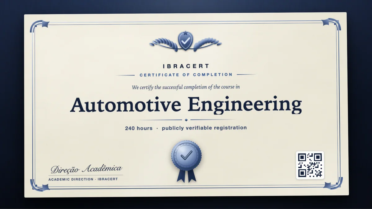Cover of the Automotive Engineering course