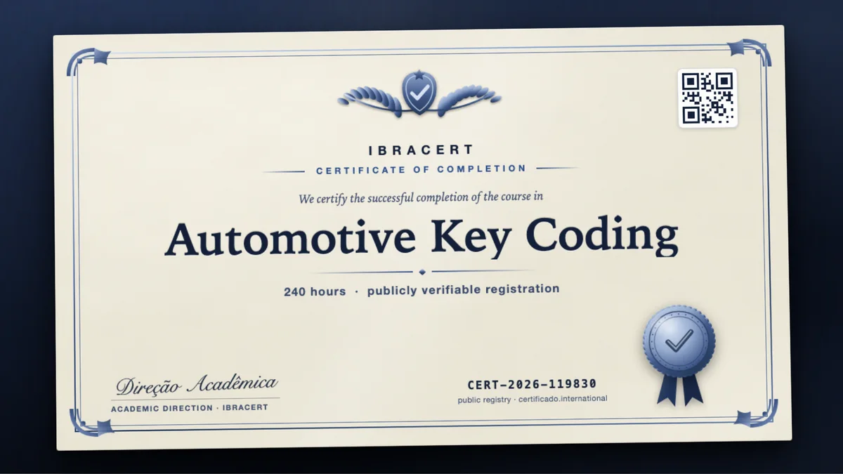 Cover of the Automotive Key Coding course