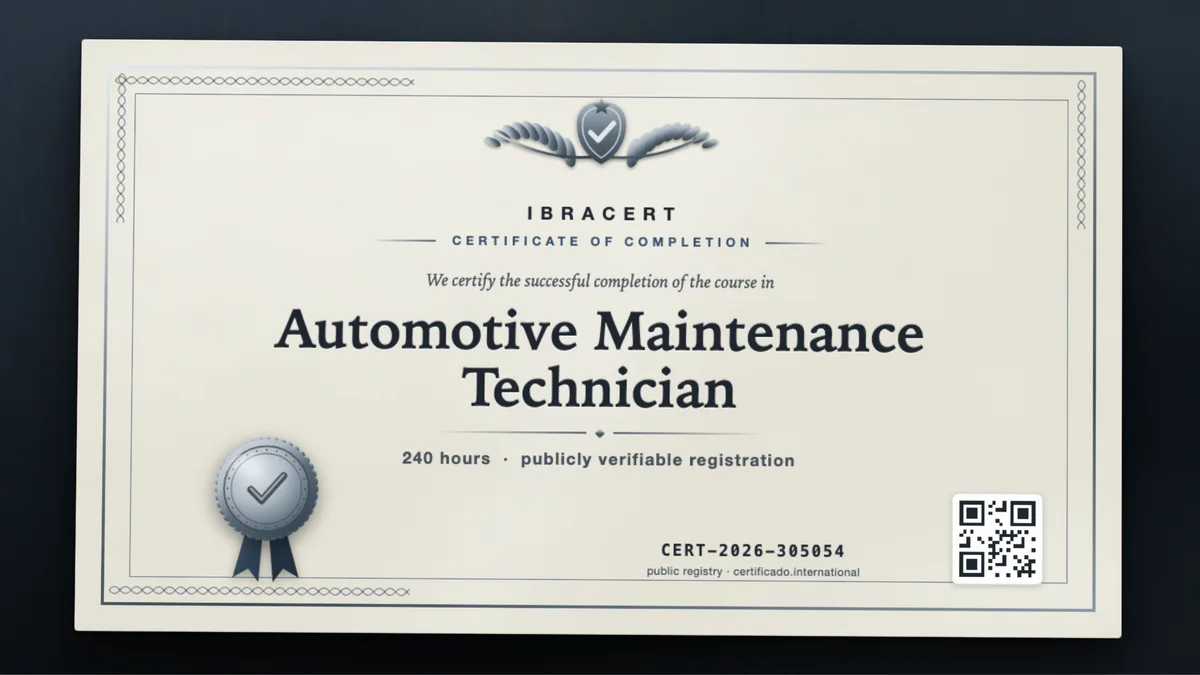Cover of the Automotive Maintenance Technician course
