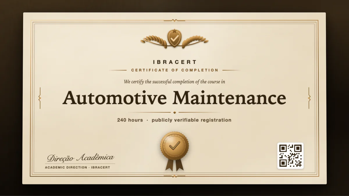 Cover of the Automotive Maintenance course