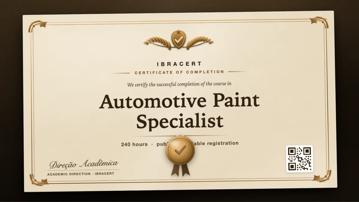 Cover of the Automotive Paint Specialist course