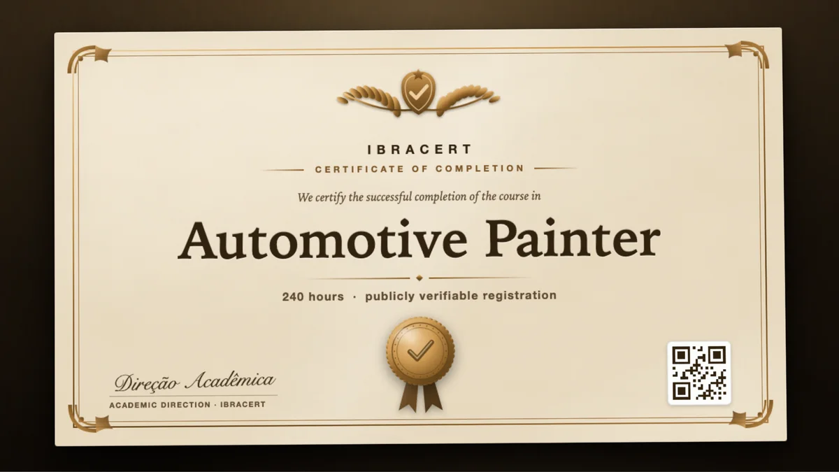 Cover of the Automotive Painter course