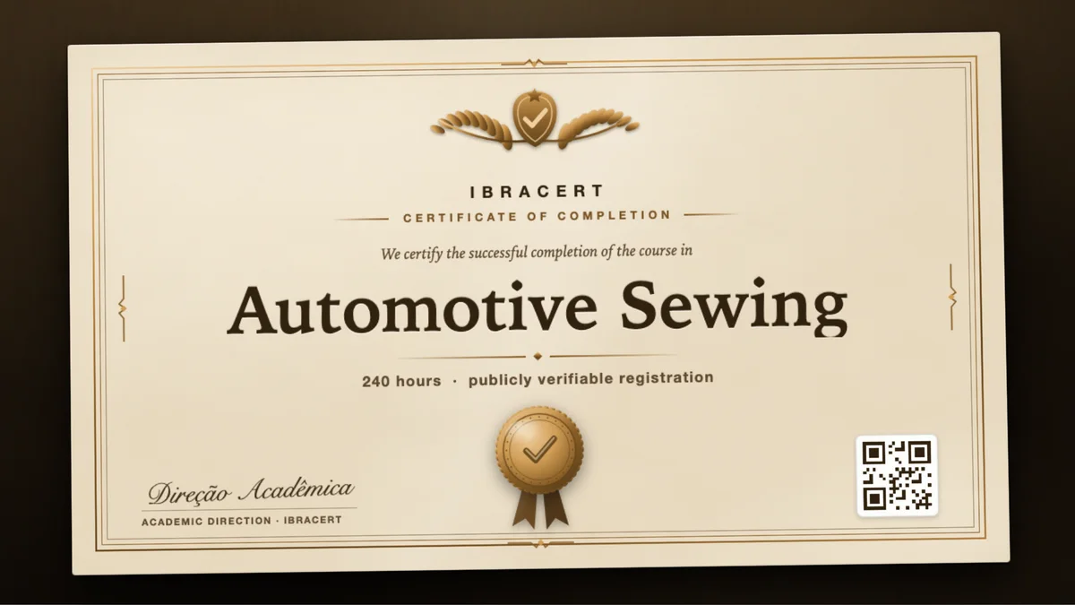 Cover of the Automotive Sewing course