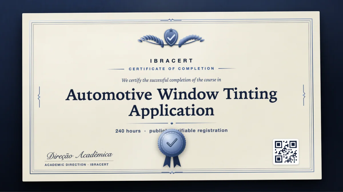 Cover of the Automotive Window Tinting Application course