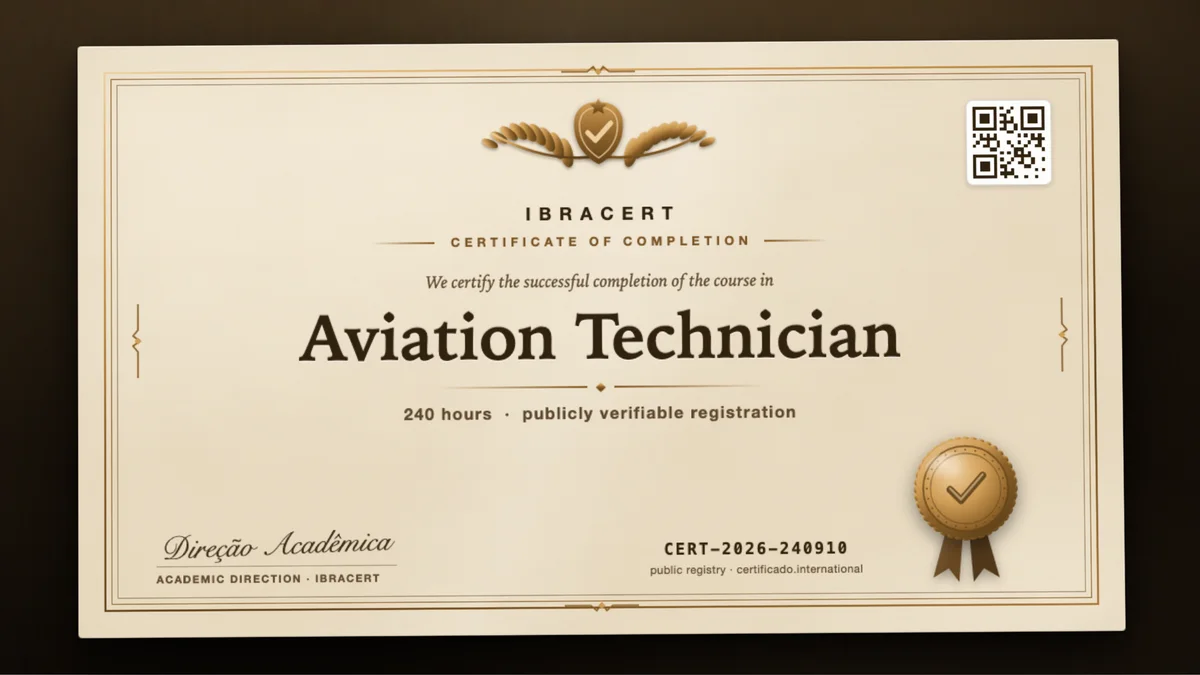 Cover of the Aviation Technician course