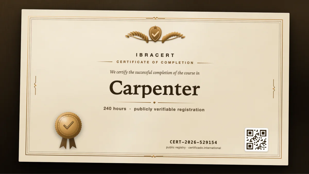 Cover of the Carpenter course
